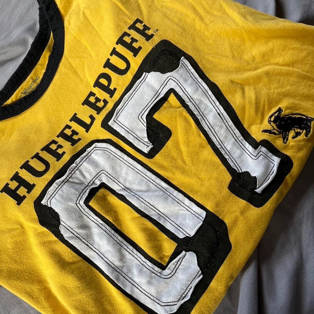 Harry Potter Hufflepuff quidditch t shirt